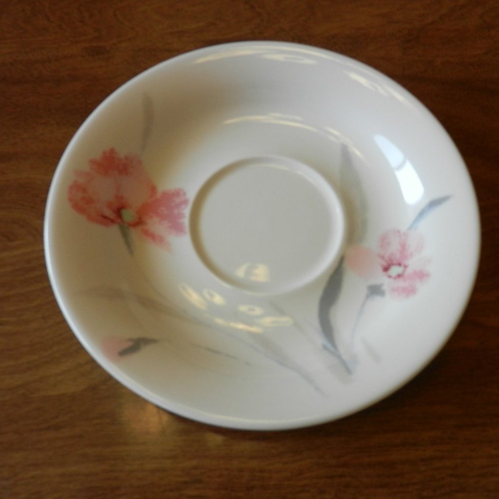 RARE Mikasa Something Pink Saucer 6 1/4"